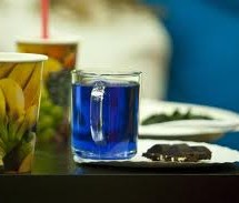 Сравнение цвета синего чая Сравнение цвета синего чая